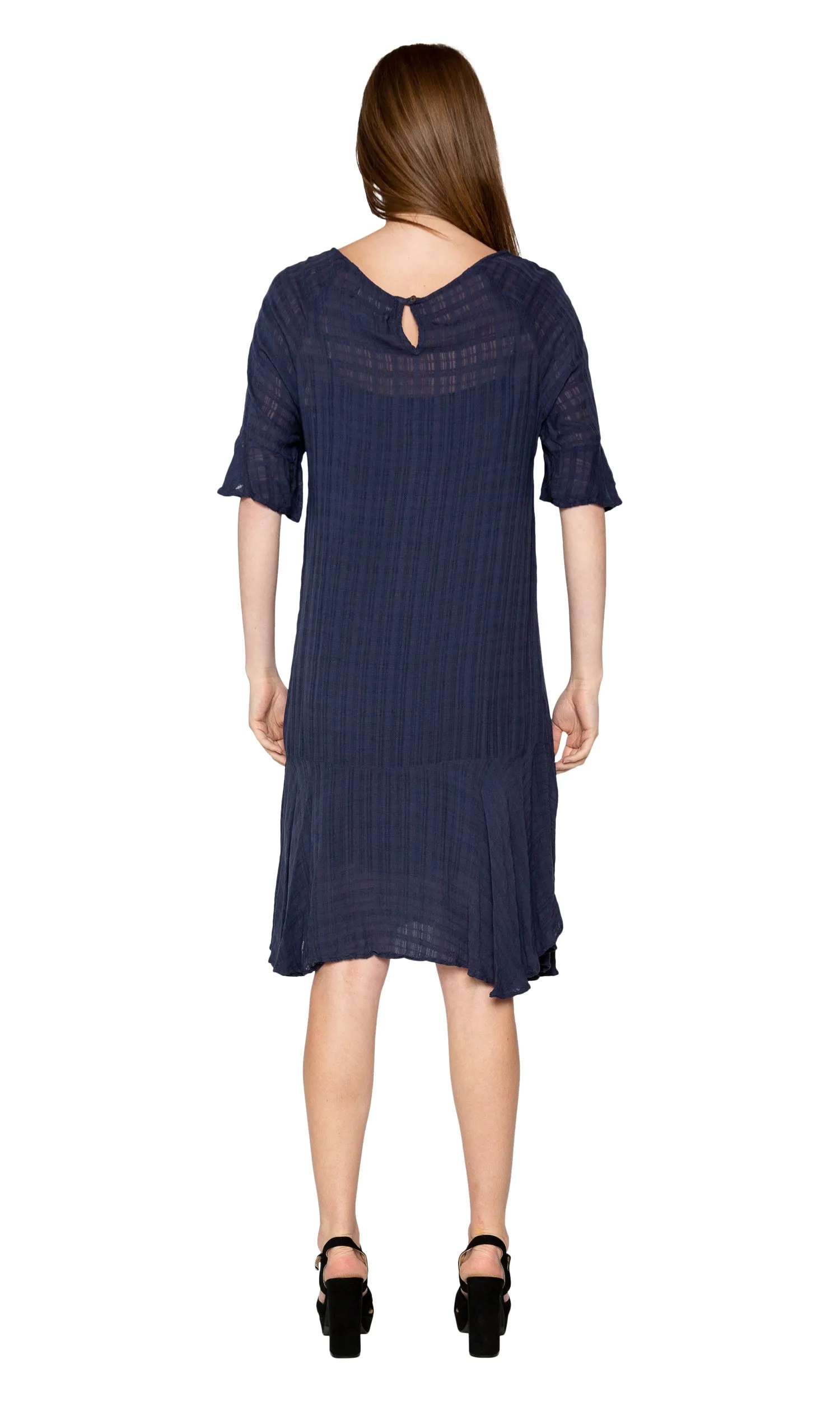 Velvet by Graham & Spencer Maryann Windowpane Challis Dress