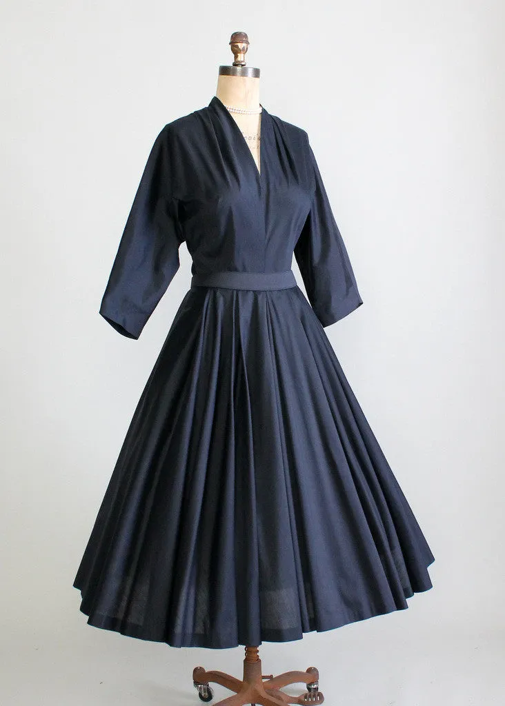 Vintage 1950s Norman Wiatt Day to Night Dress