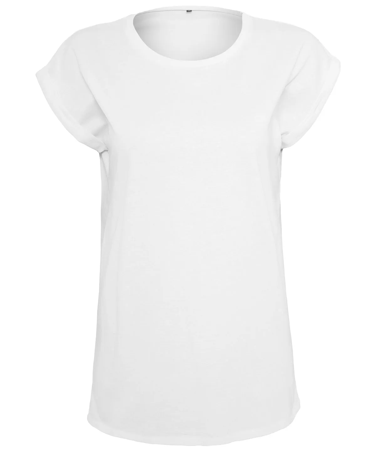 White*† - Women's extended shoulder tee