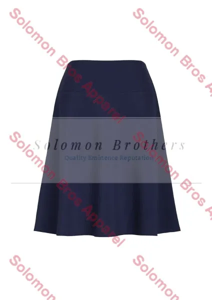 Womens Bandless Flared Skirt