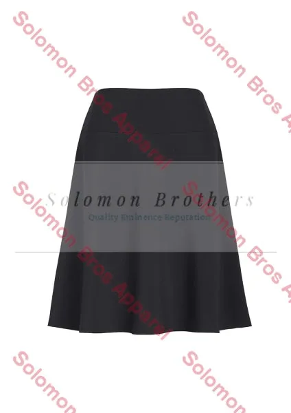 Womens Bandless Flared Skirt